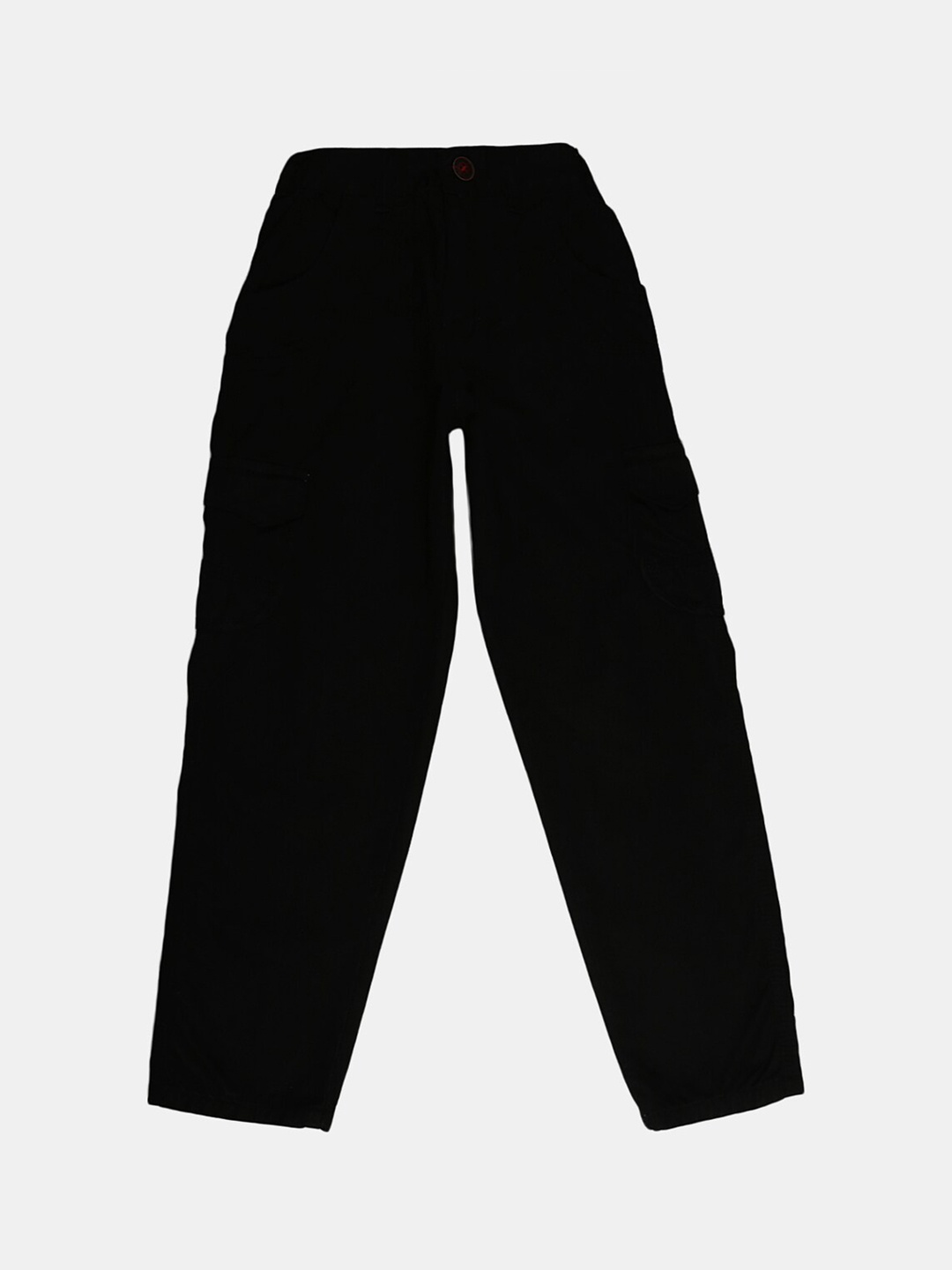 

V-Mart Boys Solid Classic Trouser, Black