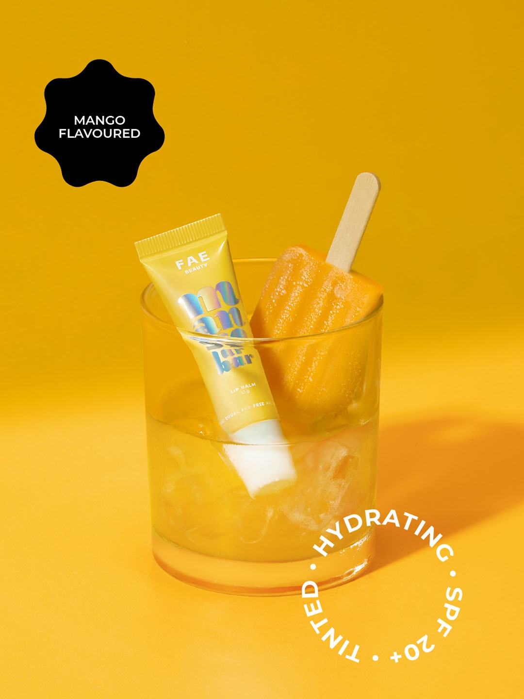 

FAE BEAUTY Intensely Moisturizing & Hydrating SPF20 Lip Balm 10 g - Mango Bar, Yellow