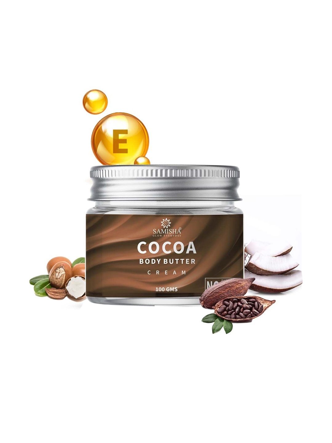

SAMISHA Organic Cocoa Stretch Marks Remover 100gms, Brown