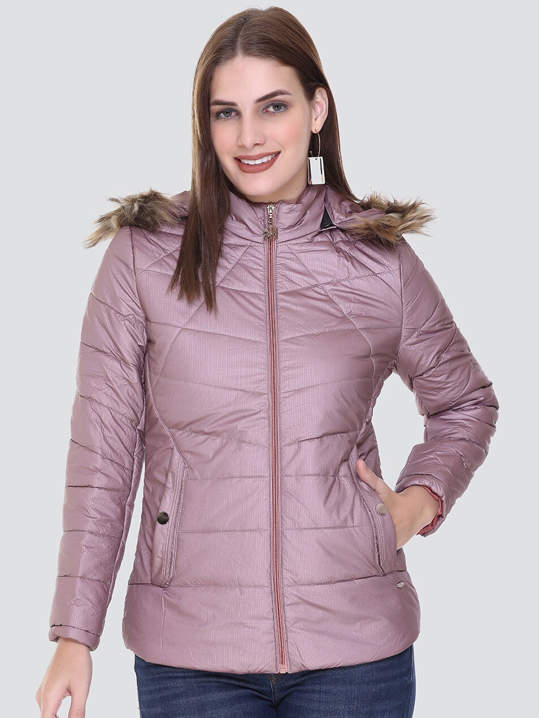 

PEPLS Women Lightweight Parka Jacket, Lavender
