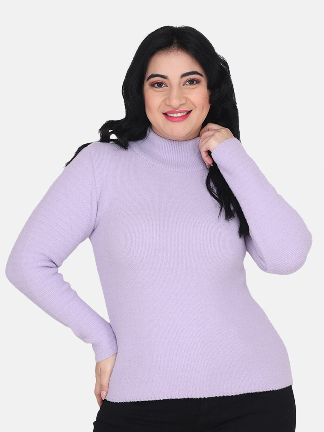 

Albion Women High Neck Sweatshirt, Purple