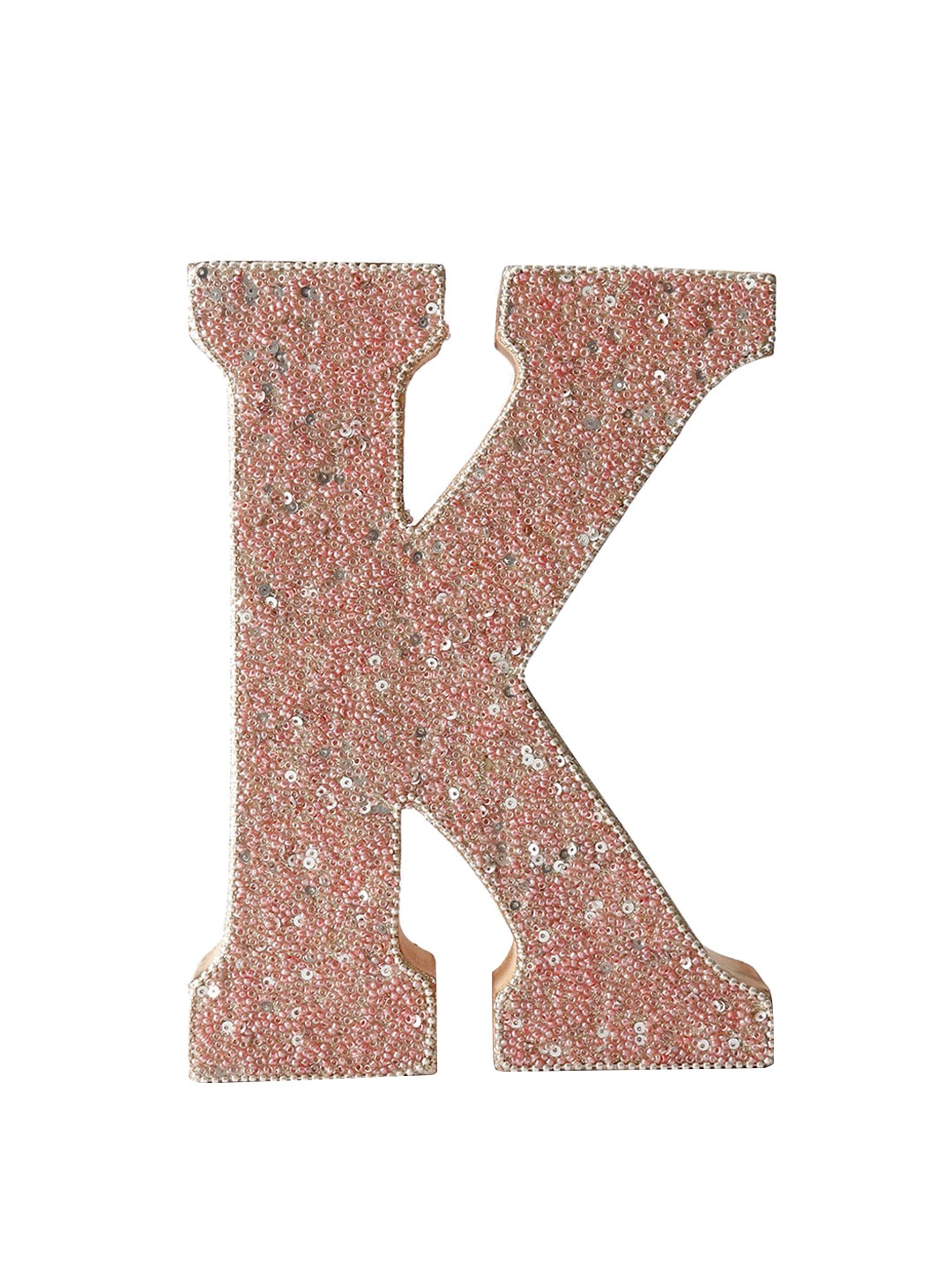

CASA DECOR Pink & Brown Alphabet K Showpiece