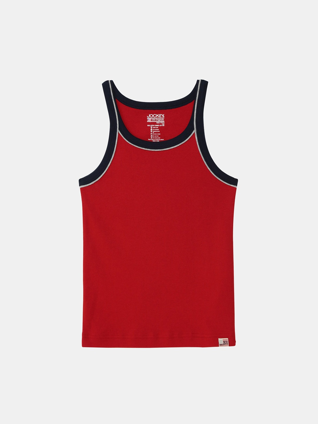 

Jockey Boys Assorted Super Combed Cotton Basic Innerwear Vest