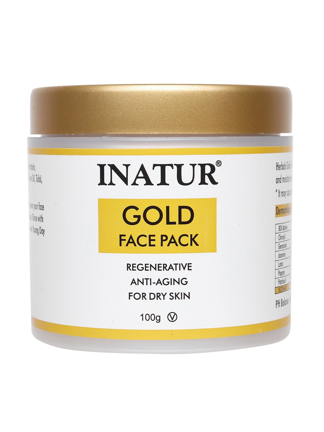 

Inatur Gold Face Mask -100 gm