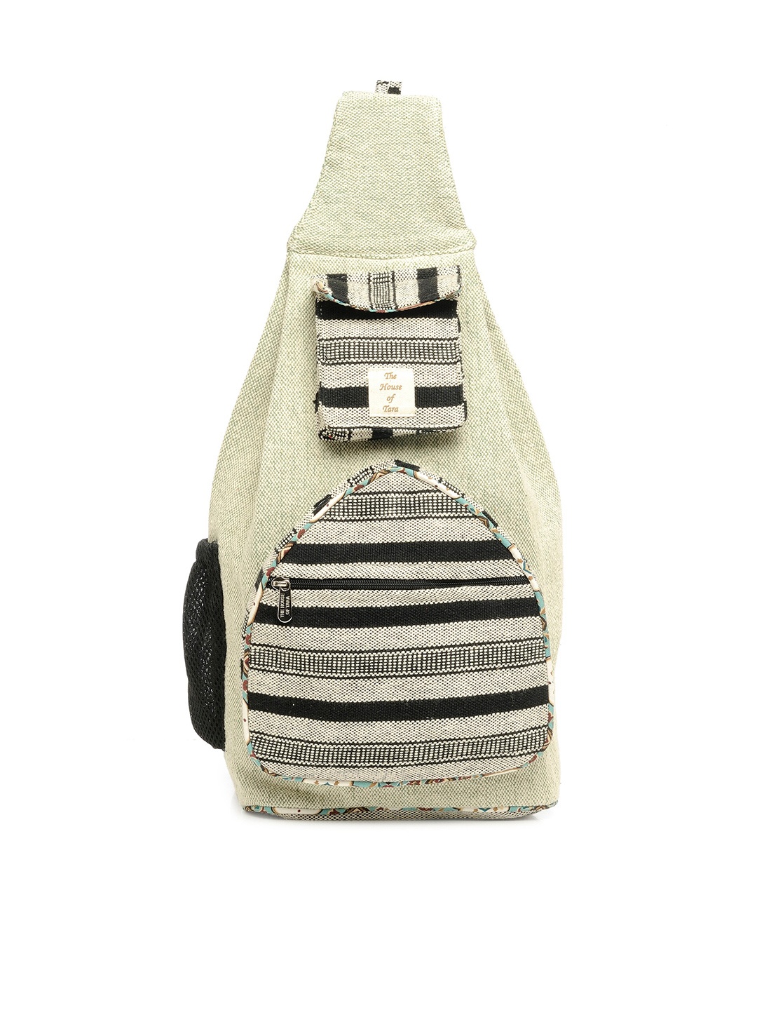 

The House of Tara Fabric Textured Backpack, Grey