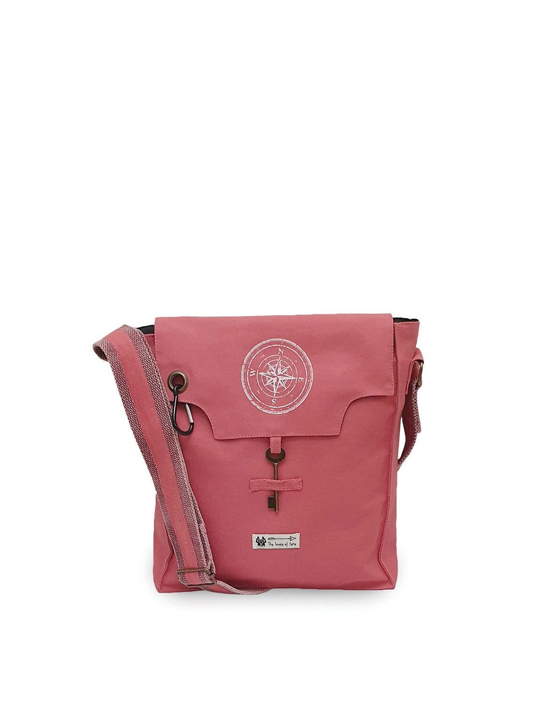 

The House of Tara Unisex Canvas Messenger Bag, Pink