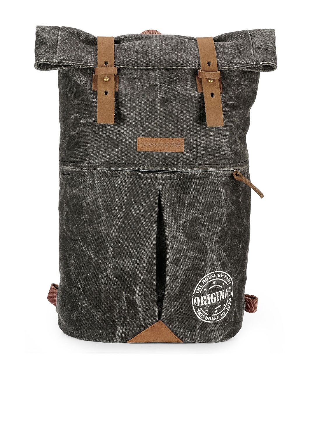 

The House of Tara Canvas Travel Backpack, Black