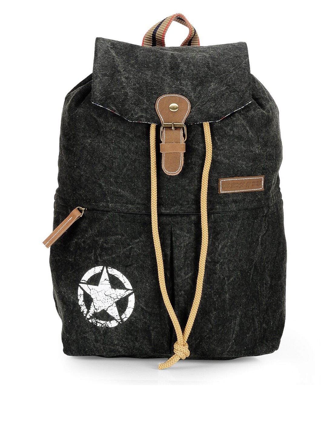 

The House of Tara Canvas Travel Backpack, Black