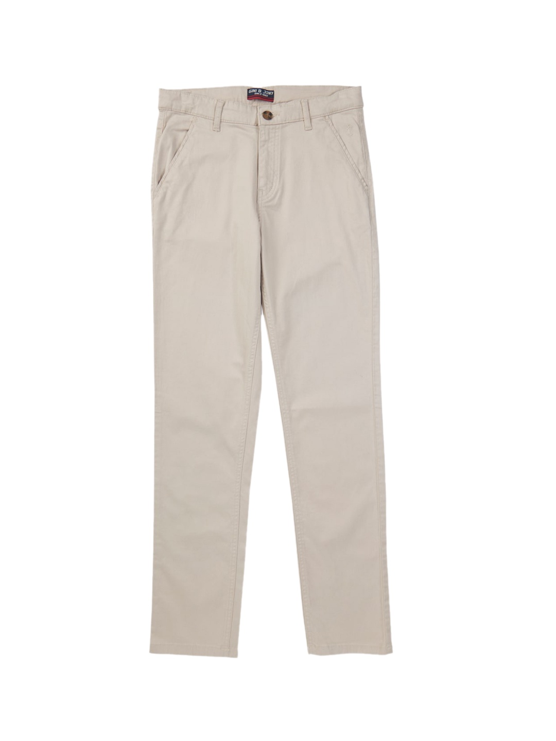 

Gini and Jony Boys Chinos Cotton Trousers, Beige