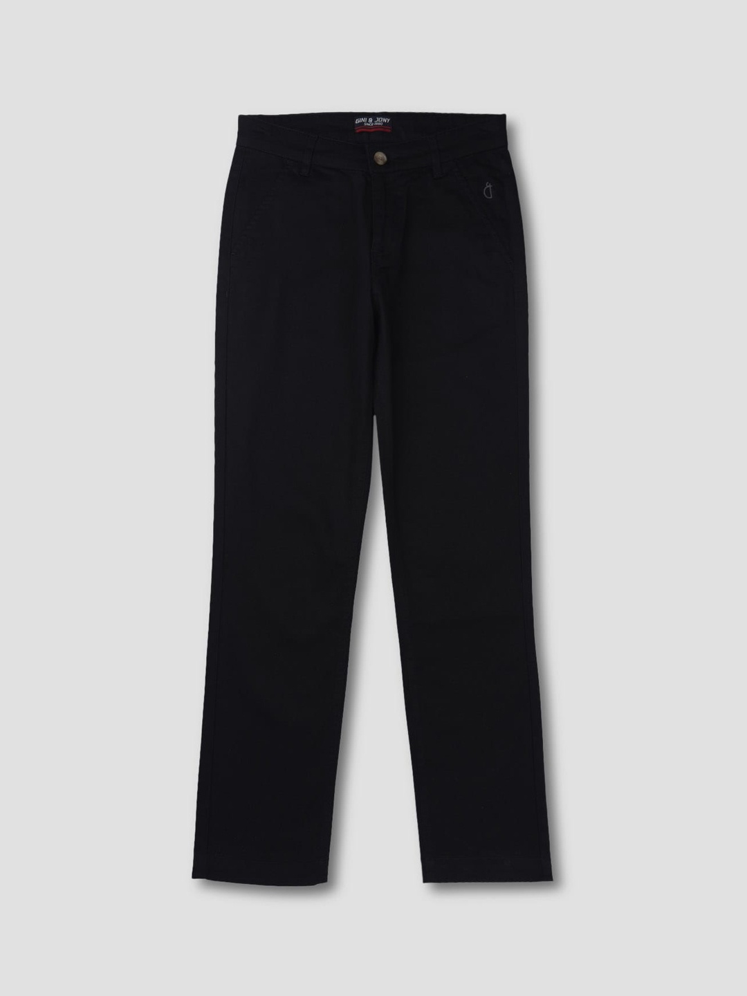 

Gini and Jony Boys Chinos Cotton Trousers, Black