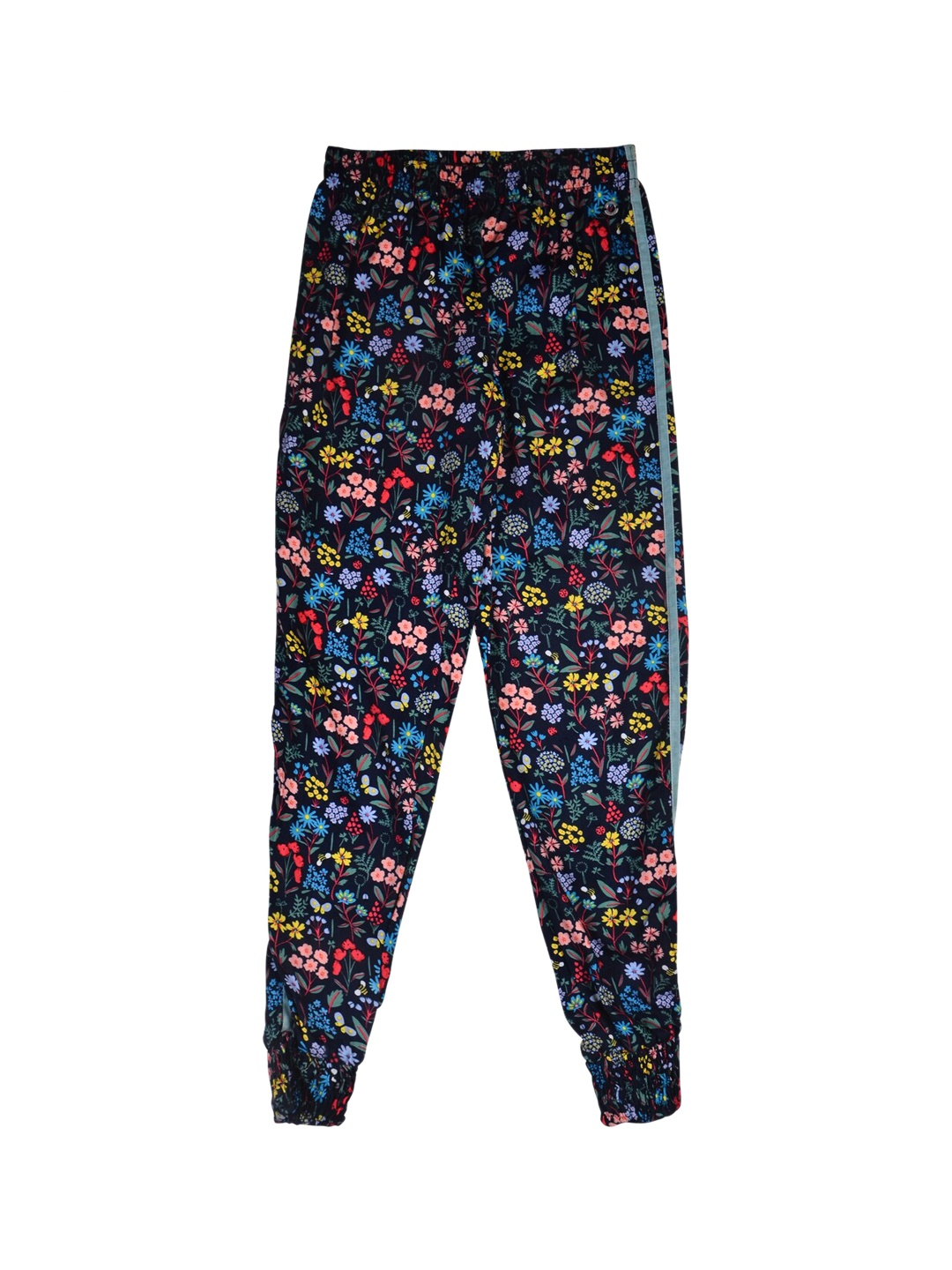 

Gini and Jony Girls Floral Printed Joggers Trousers, Blue