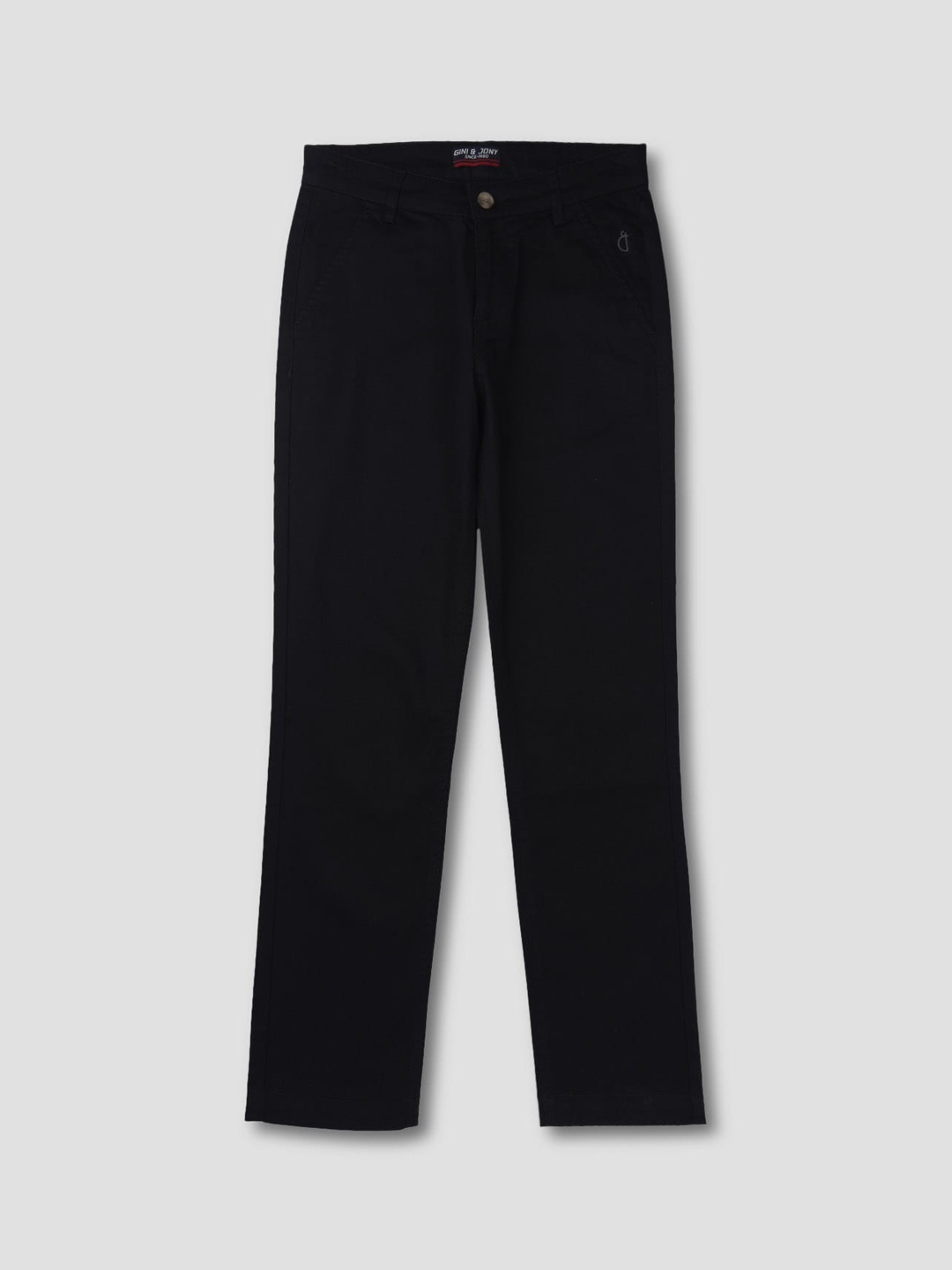 

Gini and Jony Boys Chinos Cotton Trousers, Black