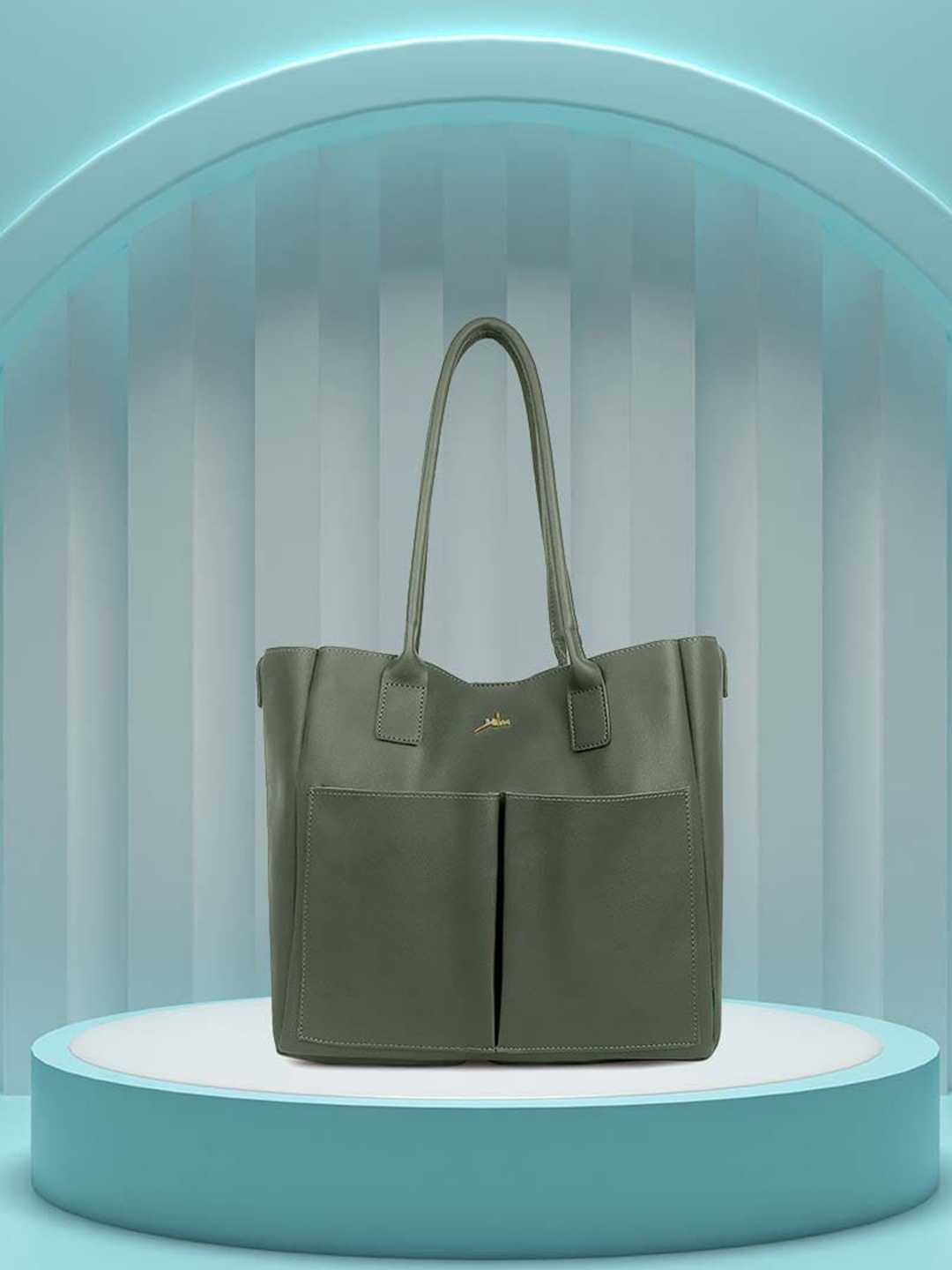

yelloe Shoppers Shoulder Bag, Green
