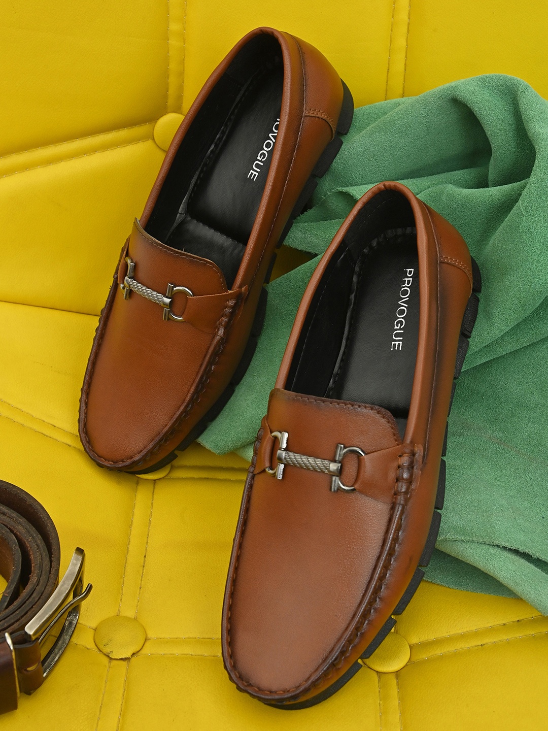 

Provogue Men Casual Loafers, Tan