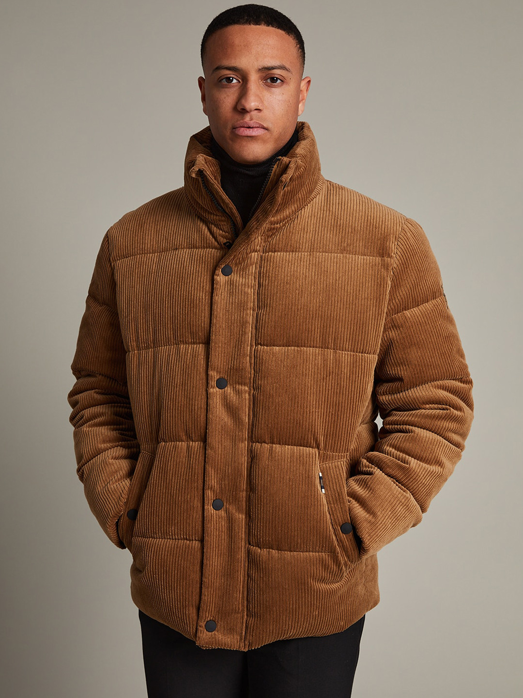 

Matinique Men Lightweight Cotton Padded Jacket, Khaki
