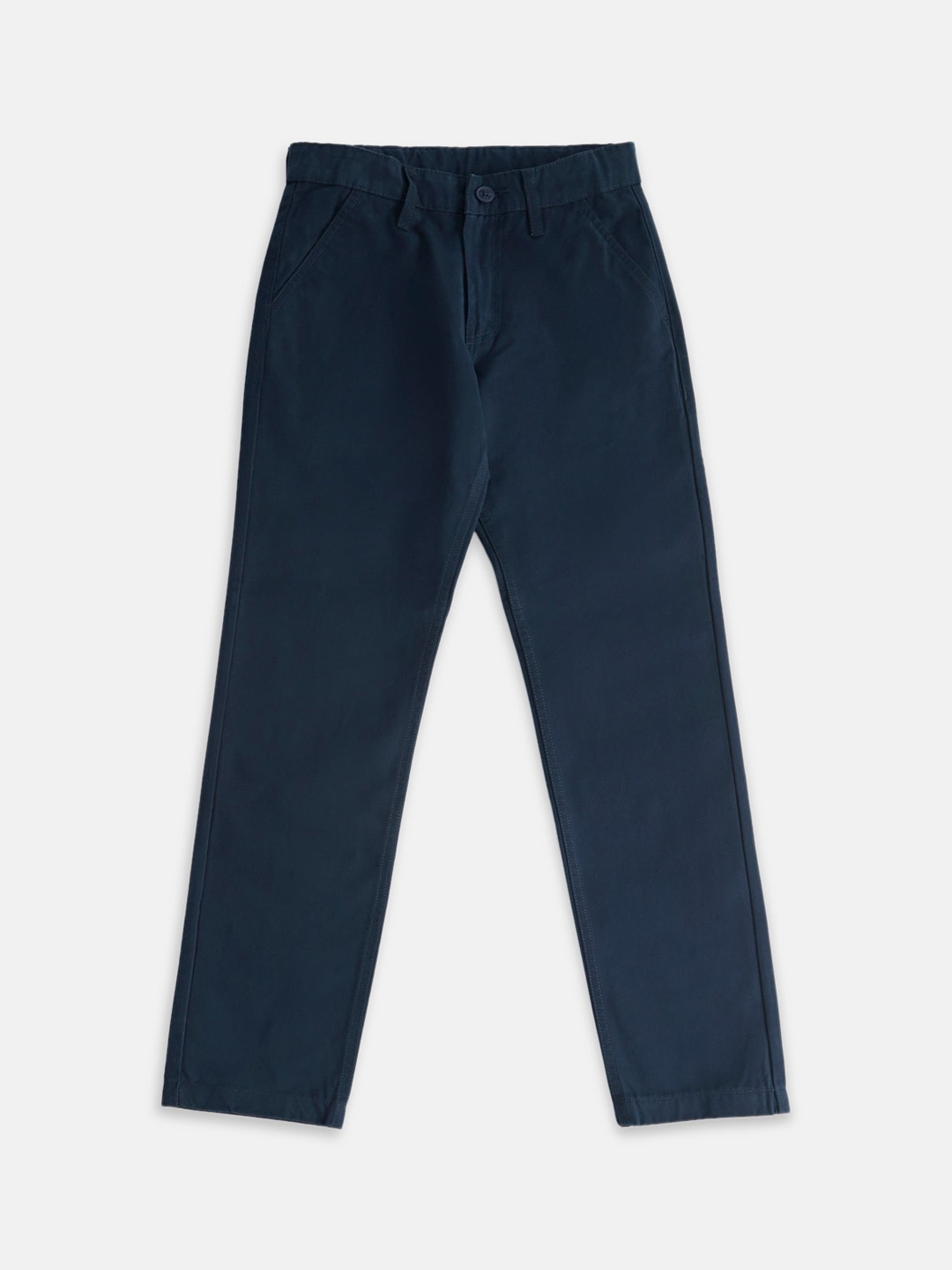 

Pantaloons Junior Boys Chinos Trousers, Navy blue