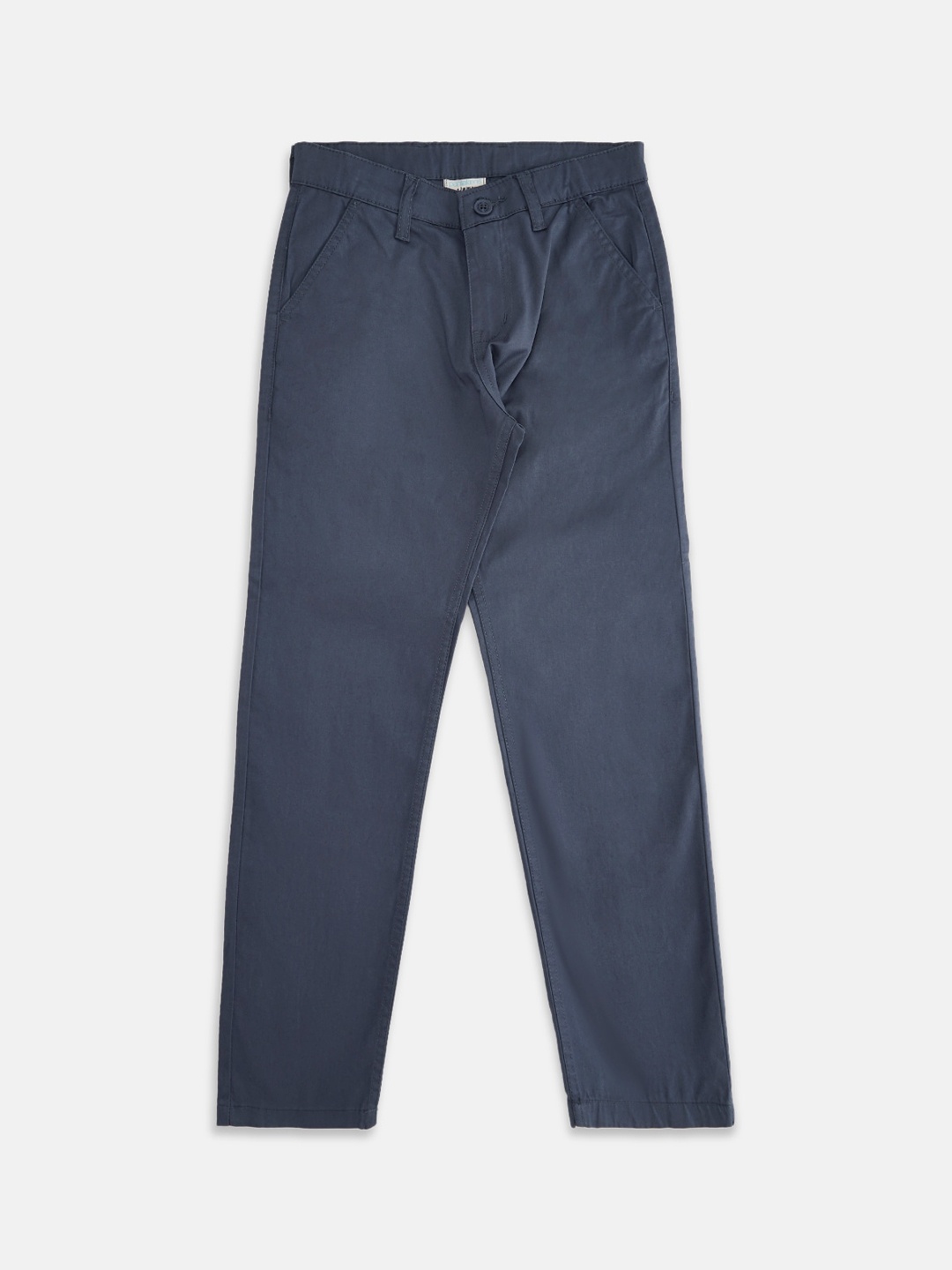 

Pantaloons Junior Boys Casual Cotton Trousers, Navy blue