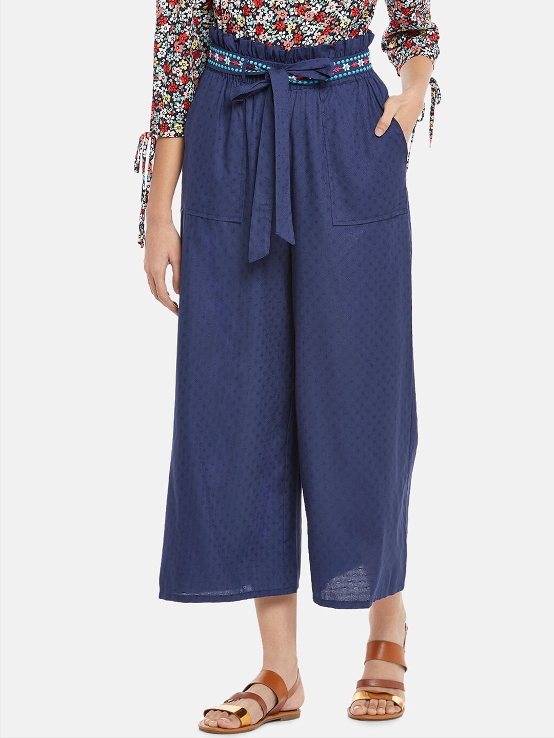 

People Women Culottes Trousers, Blue