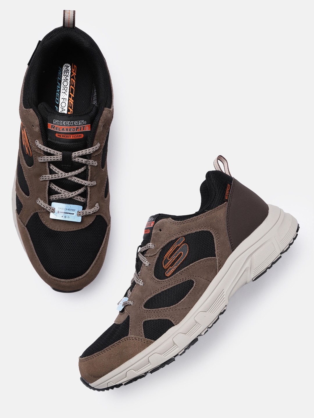 

Skechers Men OAK CANYON Suede Sneakers, Brown