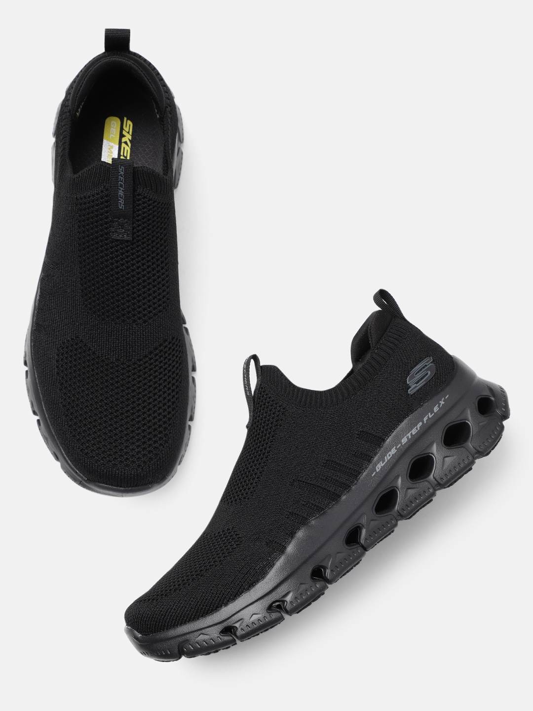 

Skechers Men Glide Step Flex Slip-On Sneakers, Black