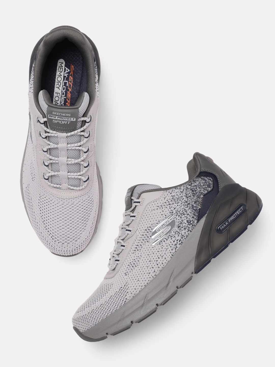 

Skechers Men Max Protect Sneakers, Grey