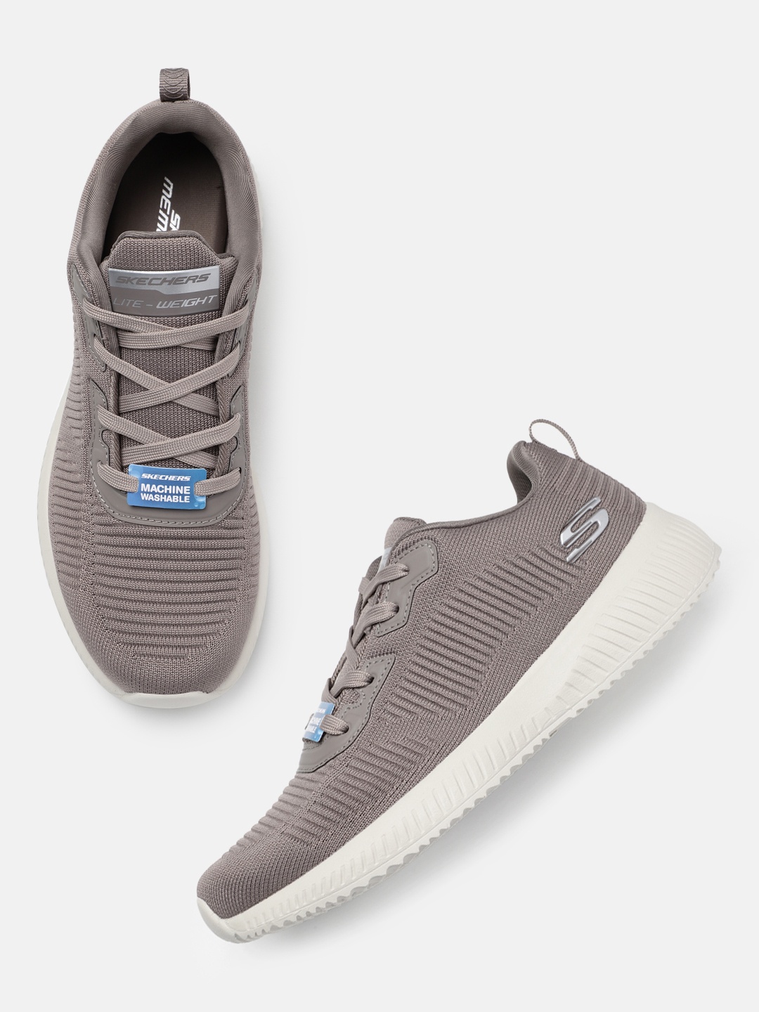 

Skechers Men Squad Sneakers, Taupe