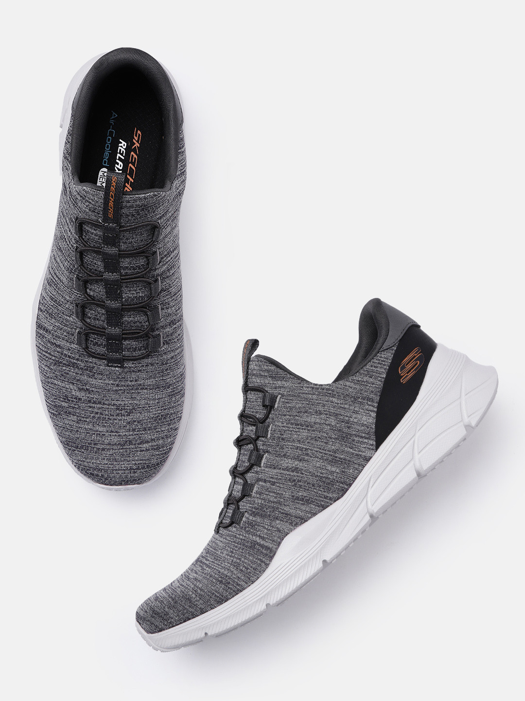 

Skechers Men Slip-On Sneakers, Grey