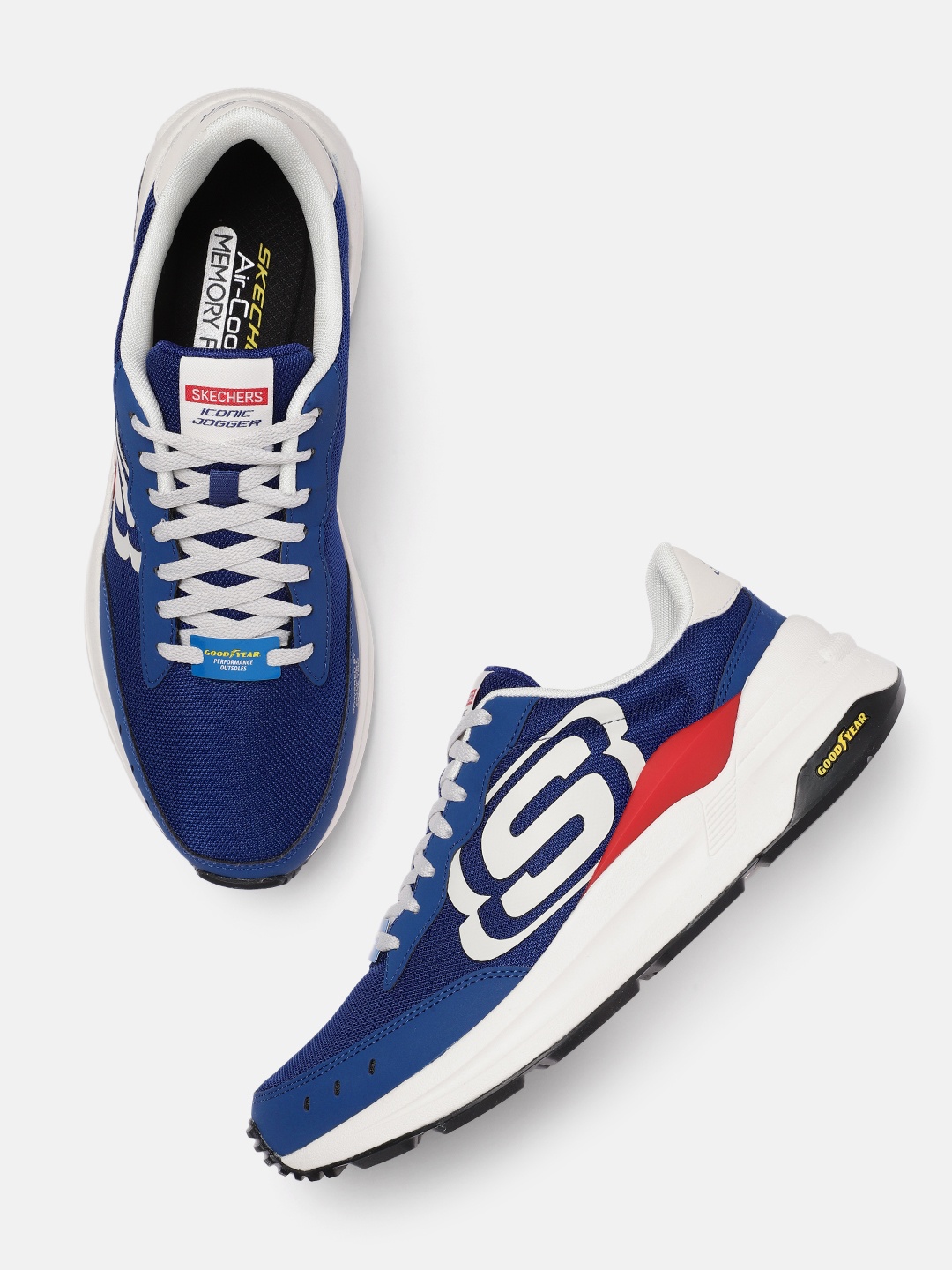 

Skechers Men Global Jogger Poster Sneakers, Blue