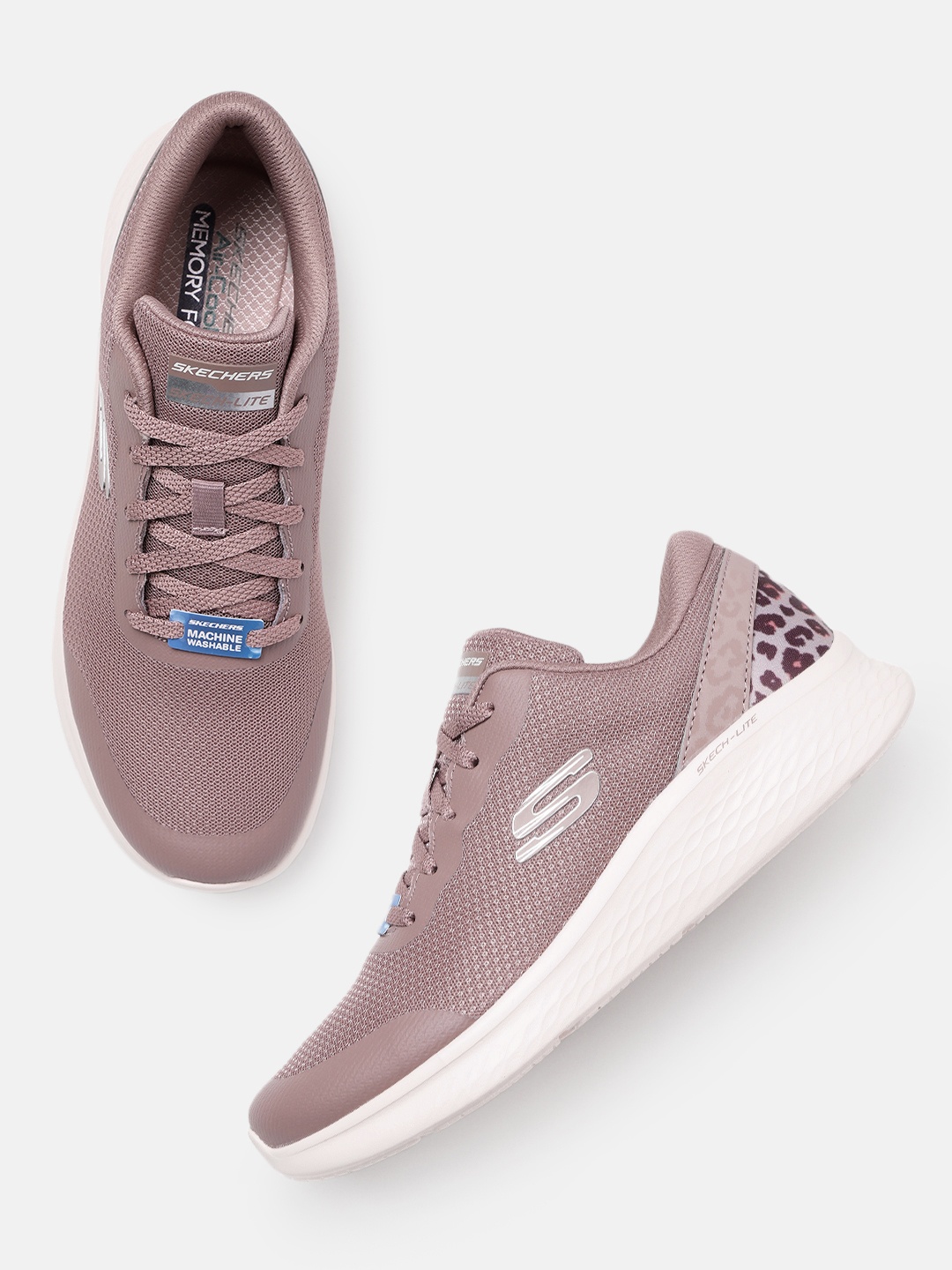 

Skechers Women Air-Cooled Memory Foam Sneakers, Mauve