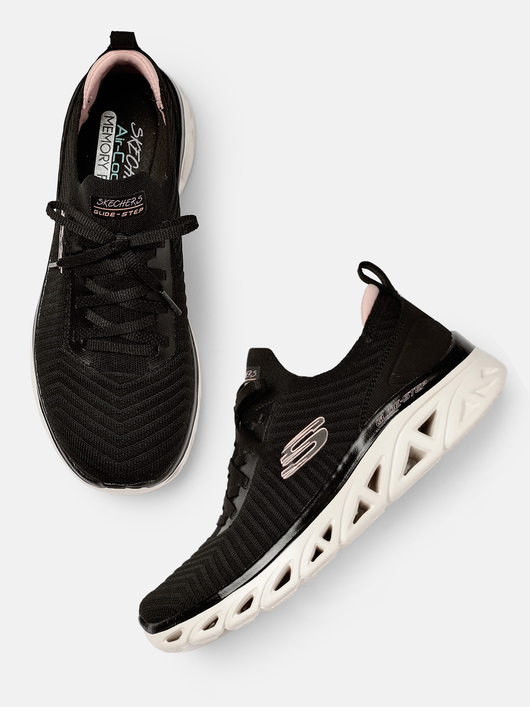 

Skechers Women Glide Step New Hype Sneakers, Black