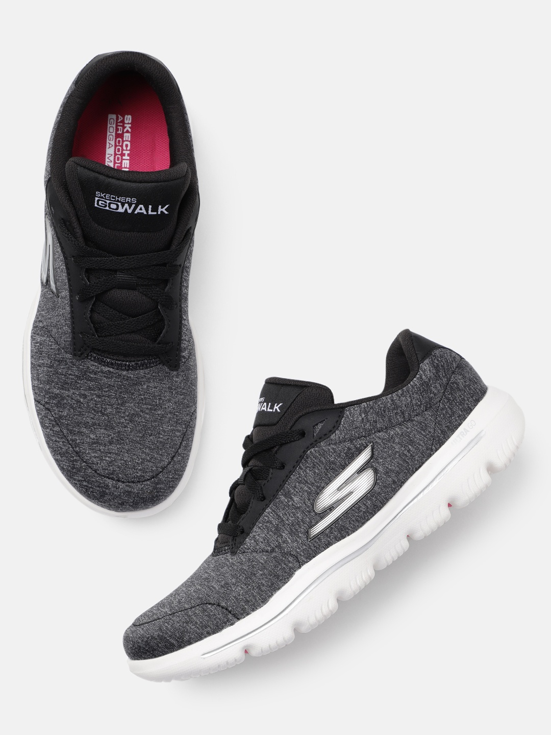 

Skechers Women Go Walk Evolution Walking Shoes, Charcoal