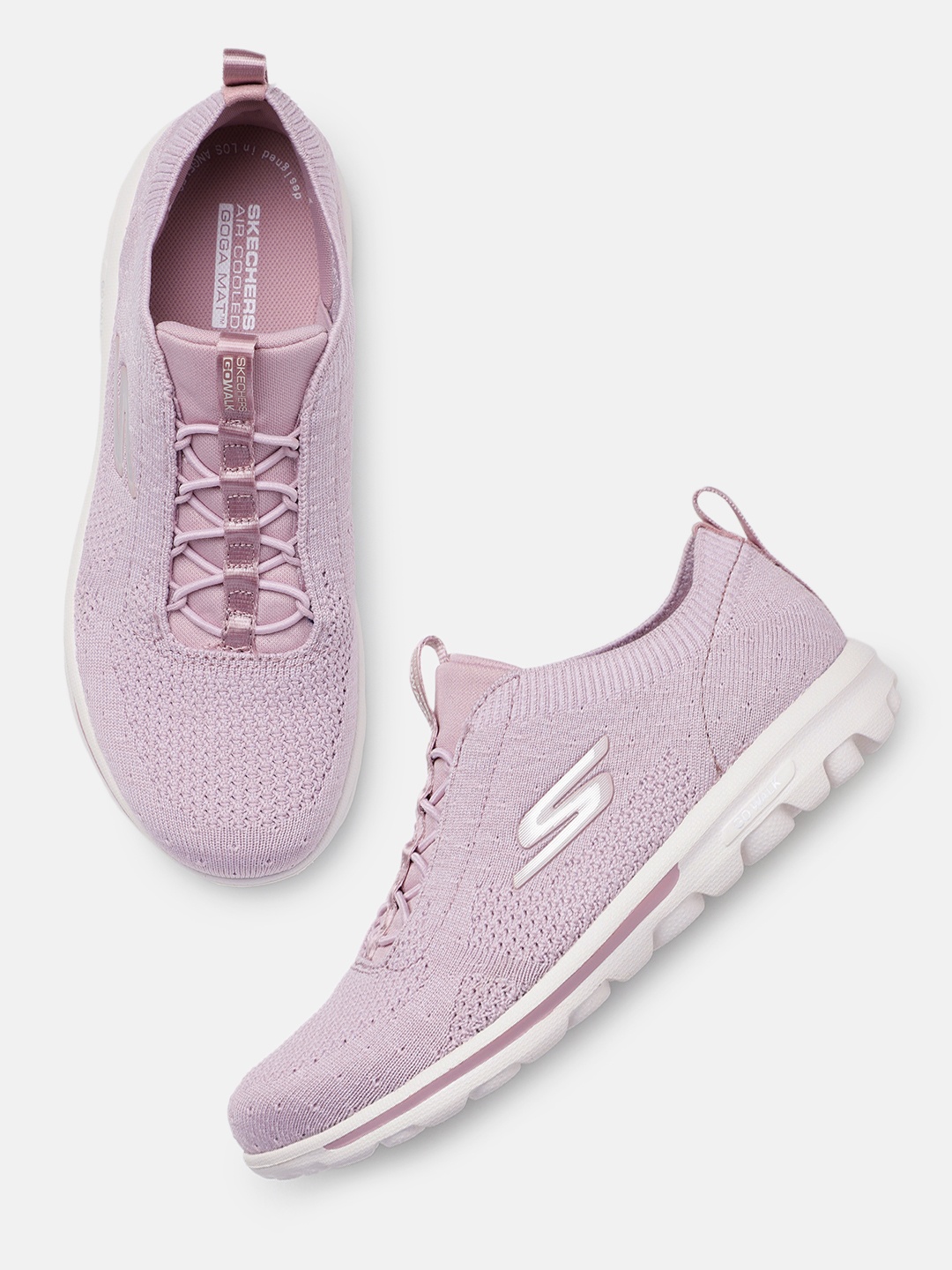 

Skechers Women Go Walk Travel Radiant Moon Walking Shoes, Mauve