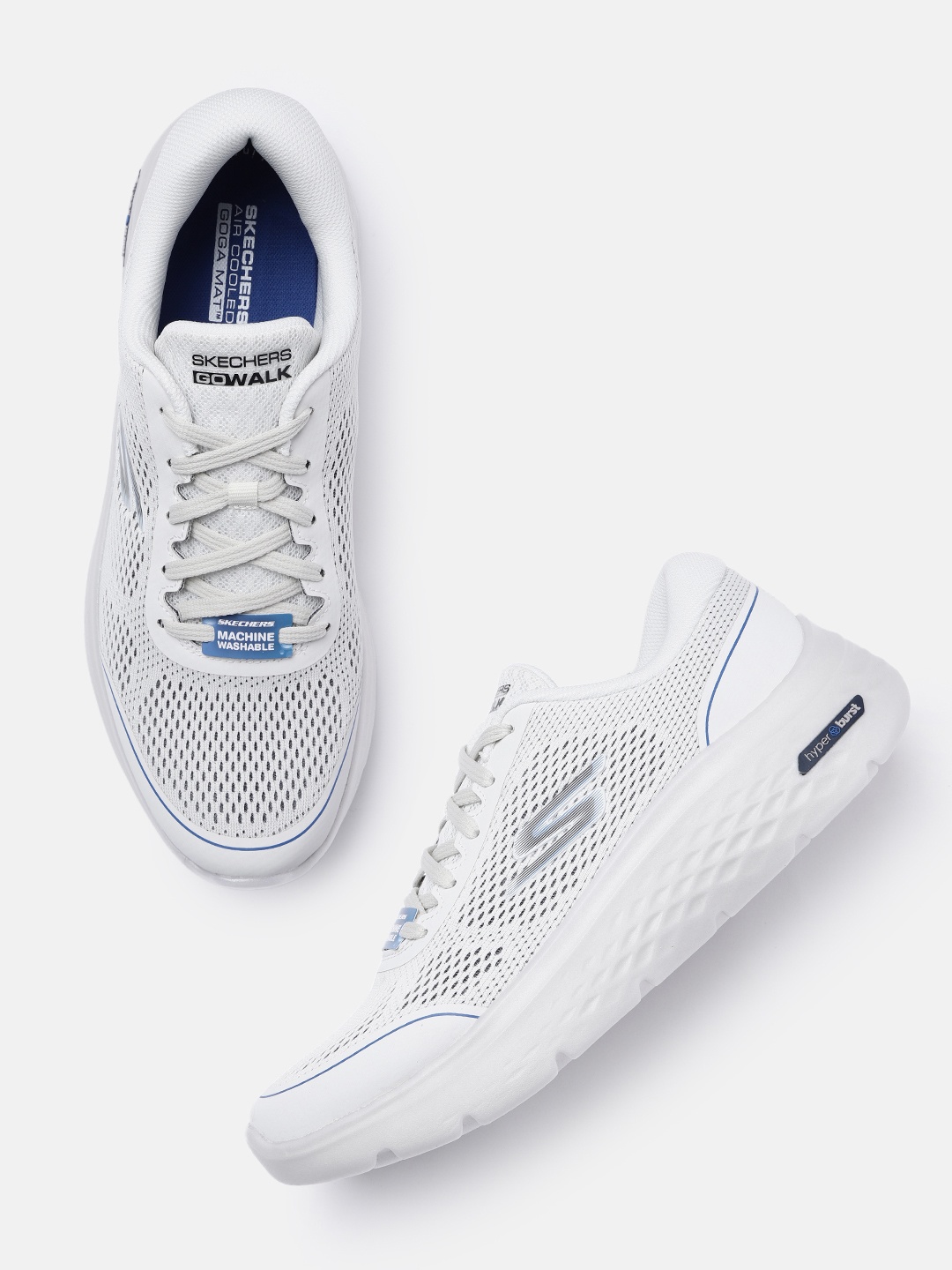 

Skechers Men Go Walk Hyper Burst Walking Shoes, White
