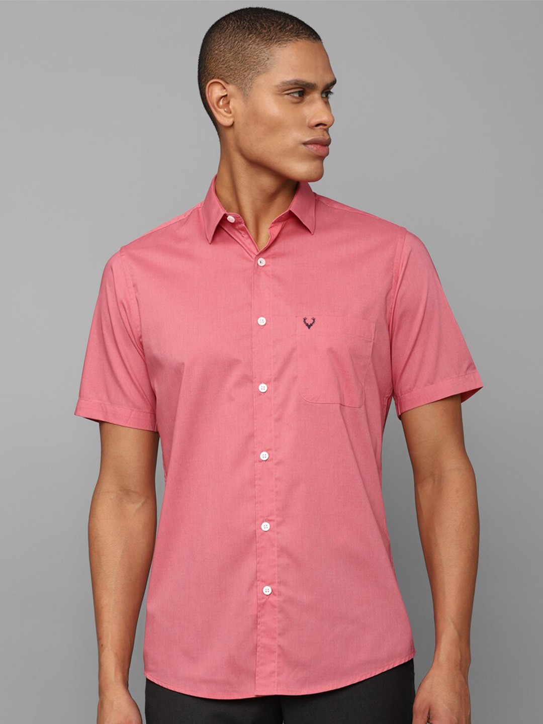 

Allen Solly Men Slim Fit Casual Shirt, Pink