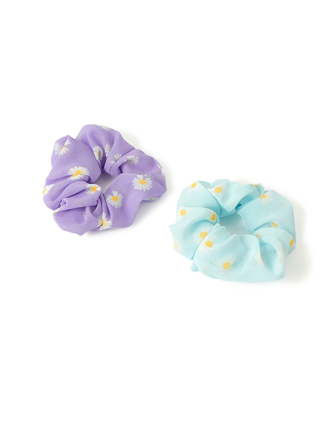 

Accessorize Girls Set of 2 Ponytail Holders, Purple