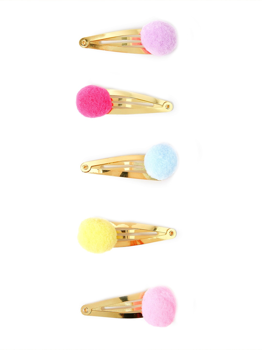 

Accessorize Girls Set of 5 Tic Tac Hair Clip, Purple