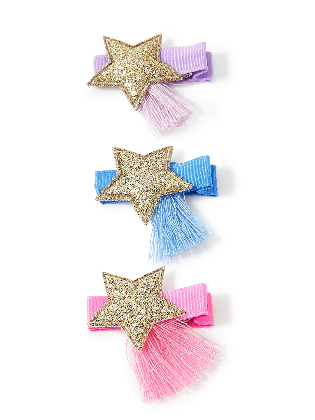 

Accessorize Girls Set of 3 Bobby Pins, Purple