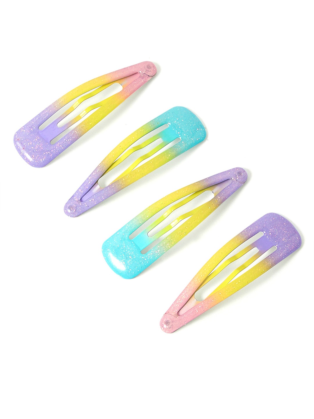 

Accessorize Girls Set of 4 Tic Tac Hair Clip, Blue