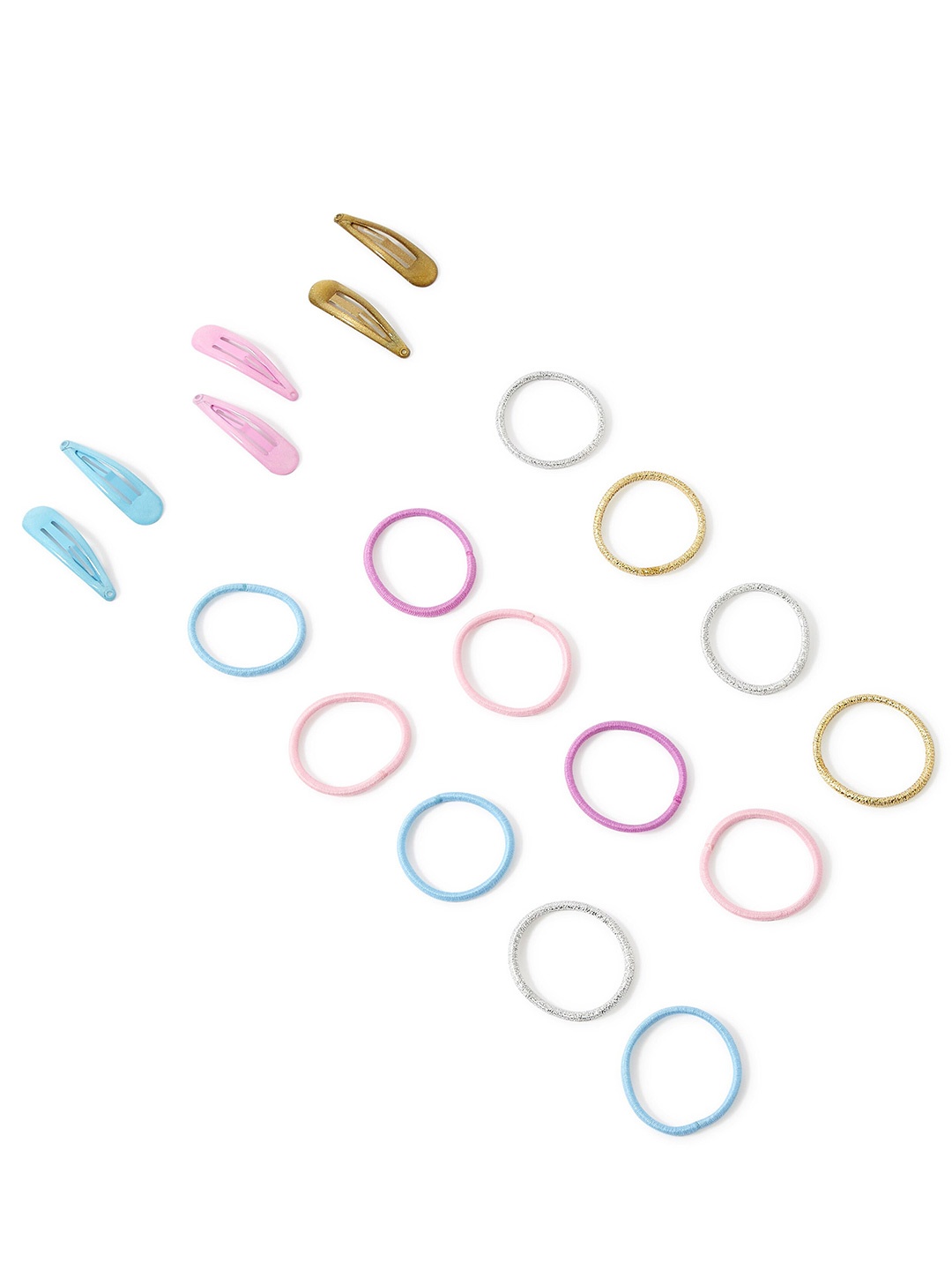 

Accessorize Girls Set Of 16 Hair Accessory, Pink