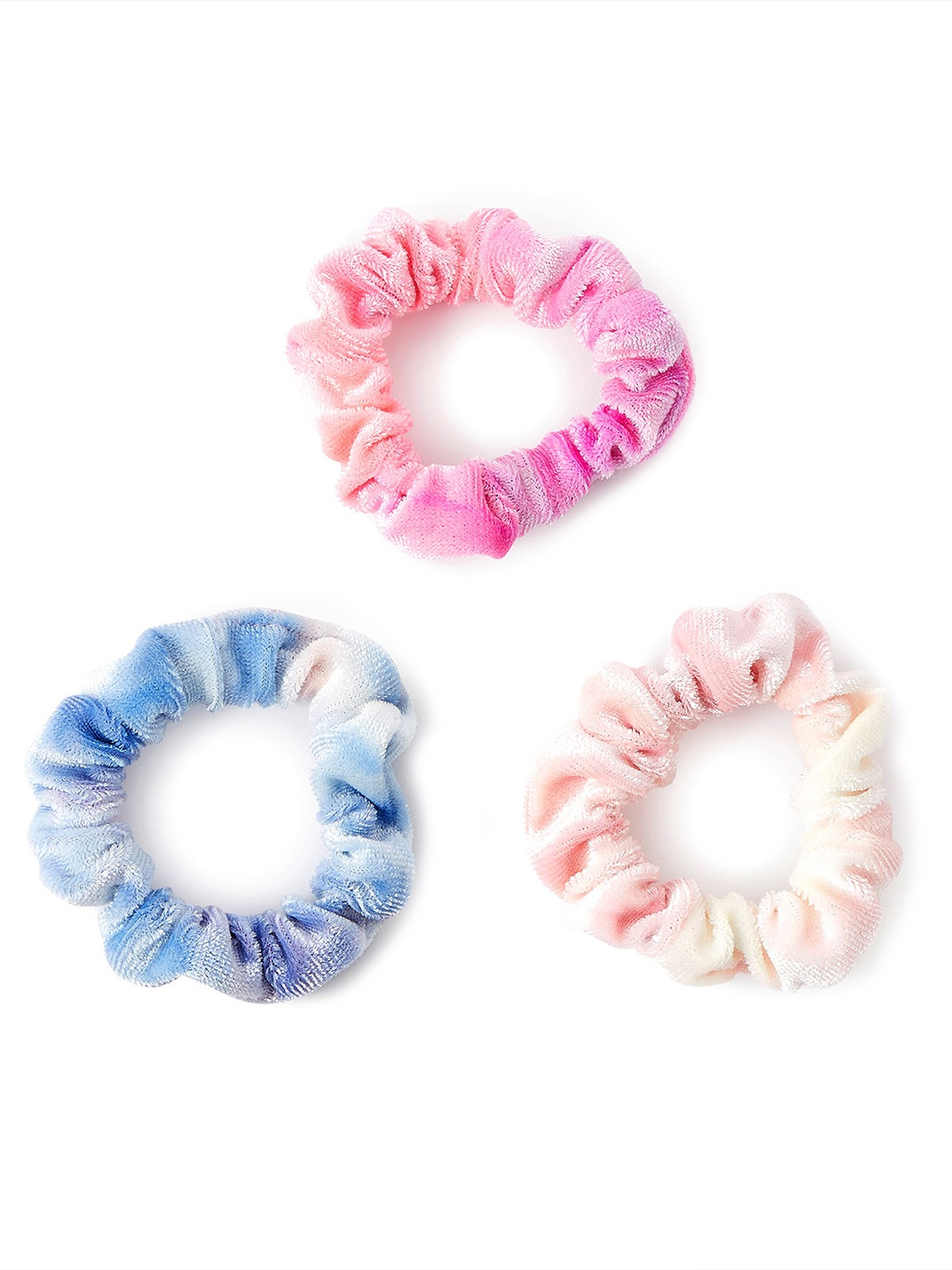 

Accessorize Girls Set of 3 Ponytail Holders, Pink