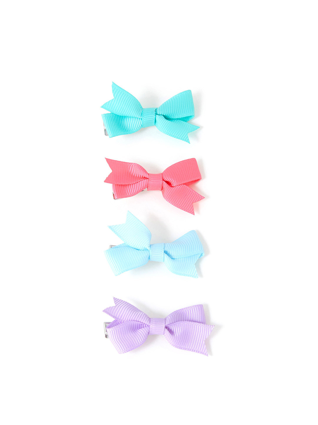 

Accessorize Girls Set of 4 Alligator Hair Clip, Blue