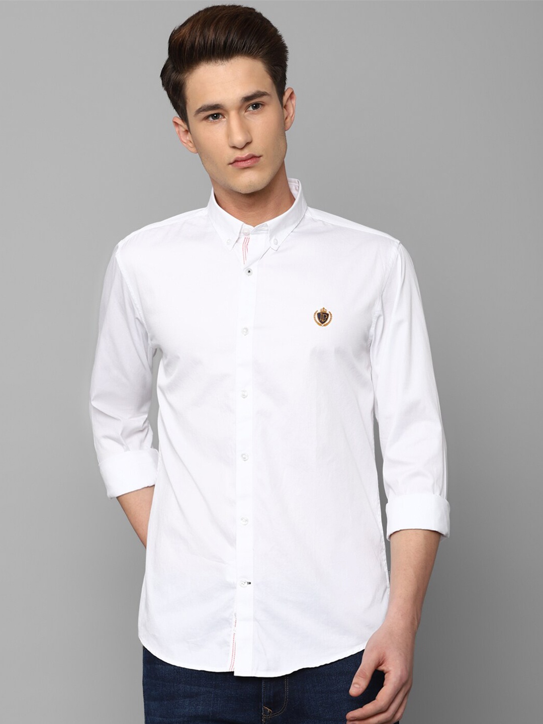 

Louis Philippe Sport Men Slim Fit Cotton Casual Shirt, White