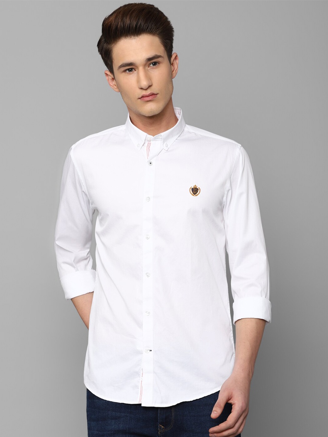 

Louis Philippe Sport Men Slim Fit Cotton Casual Shirt, White