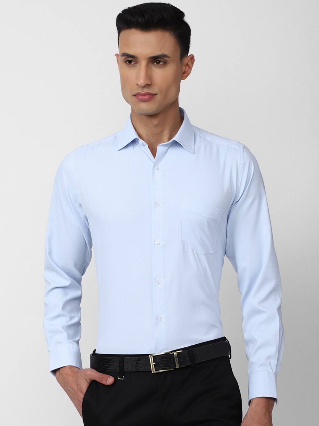 

Van Heusen Men Formal Shirt, Blue