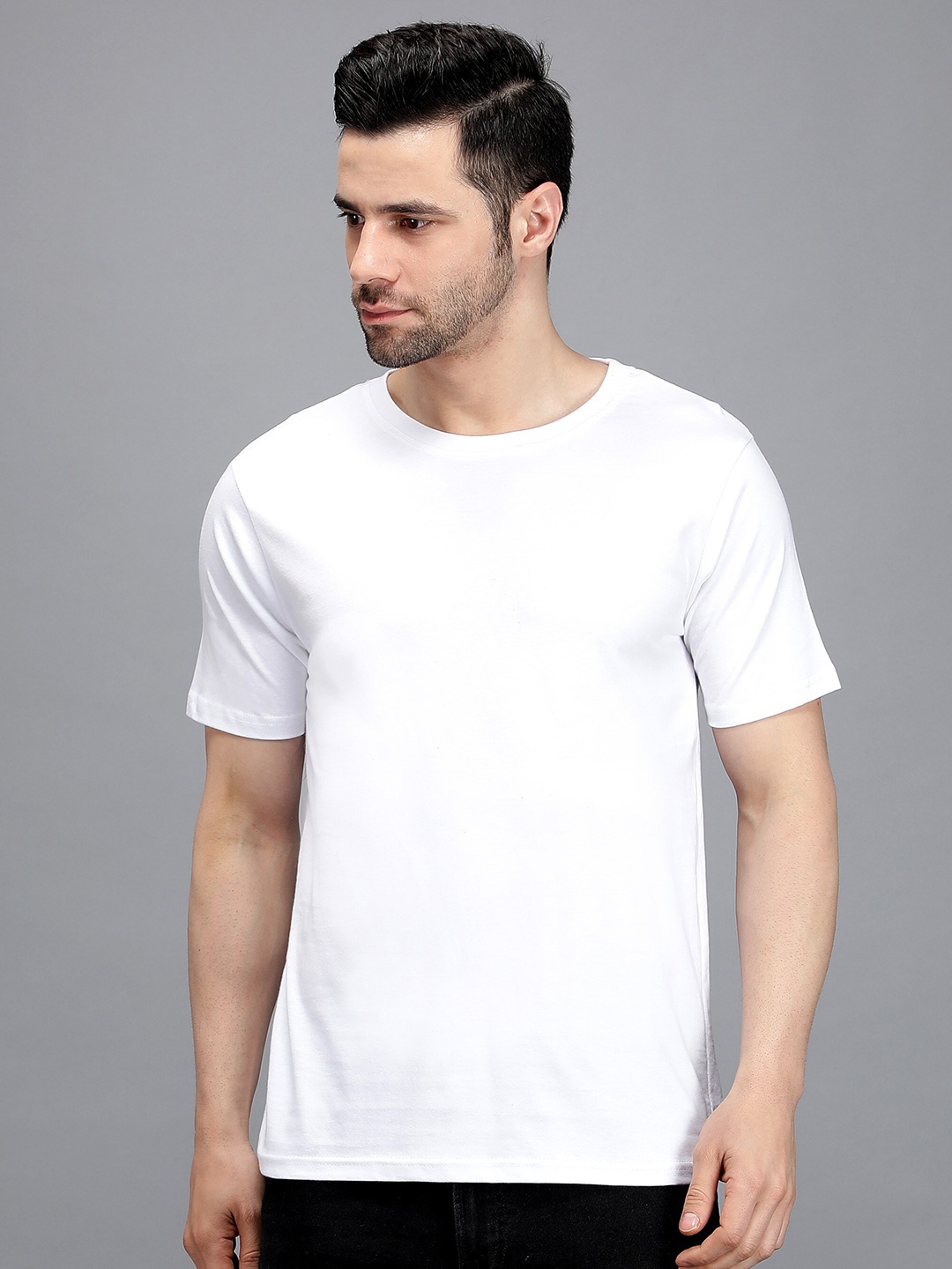 

TRENDY RABBIT Men T-shirt, White