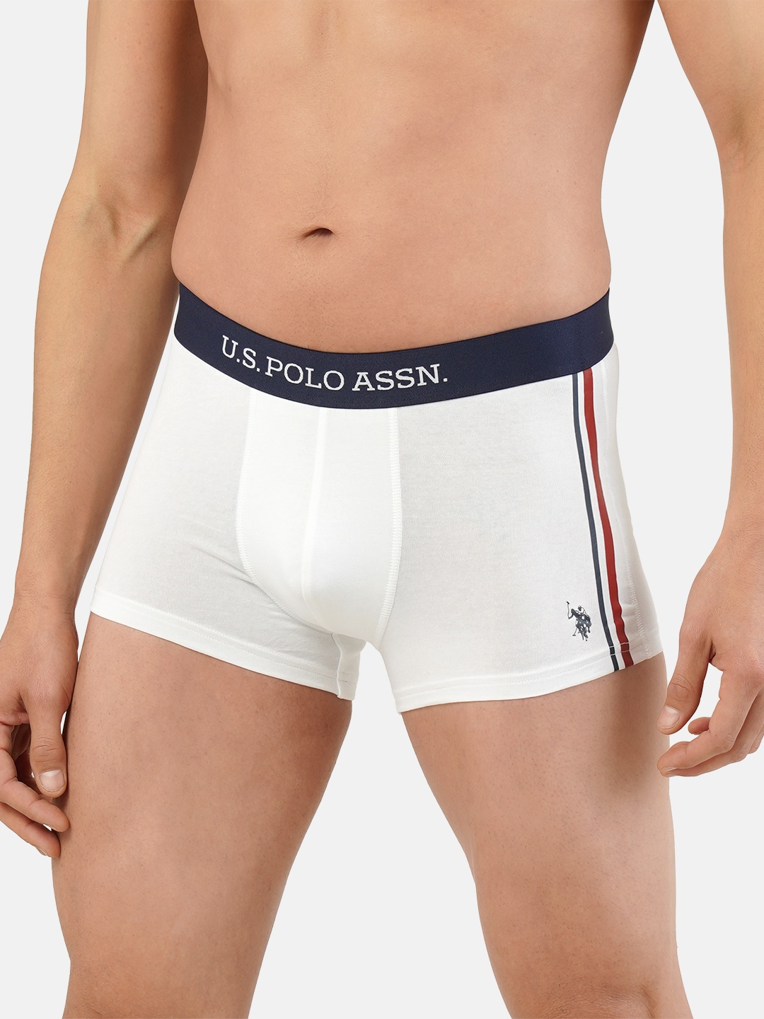 

U.S. Polo Assn. Men Brand-Logo Detail Trunk ET001-001-P1, White