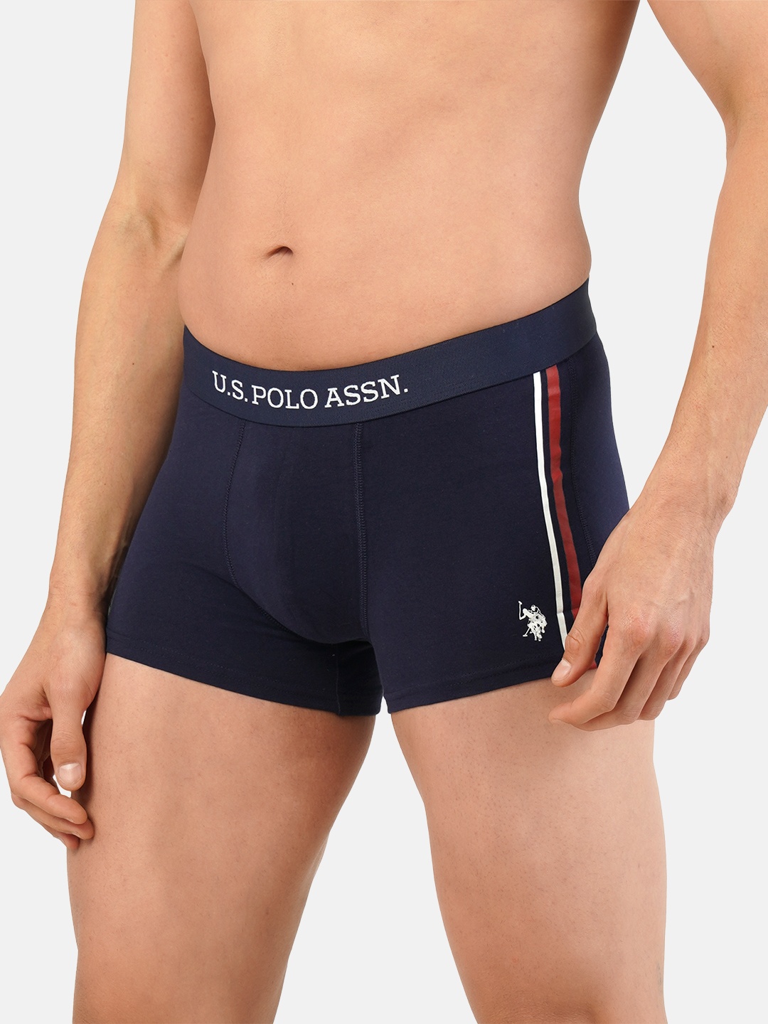

U.S. Polo Assn Men Cotton Trunk ET001-195-P1, Navy blue