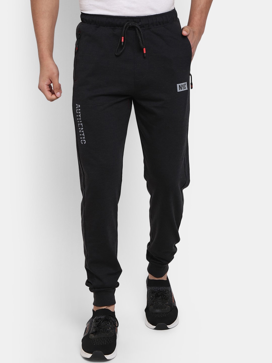 

V-Mart Men Cotton Track Pants, Charcoal