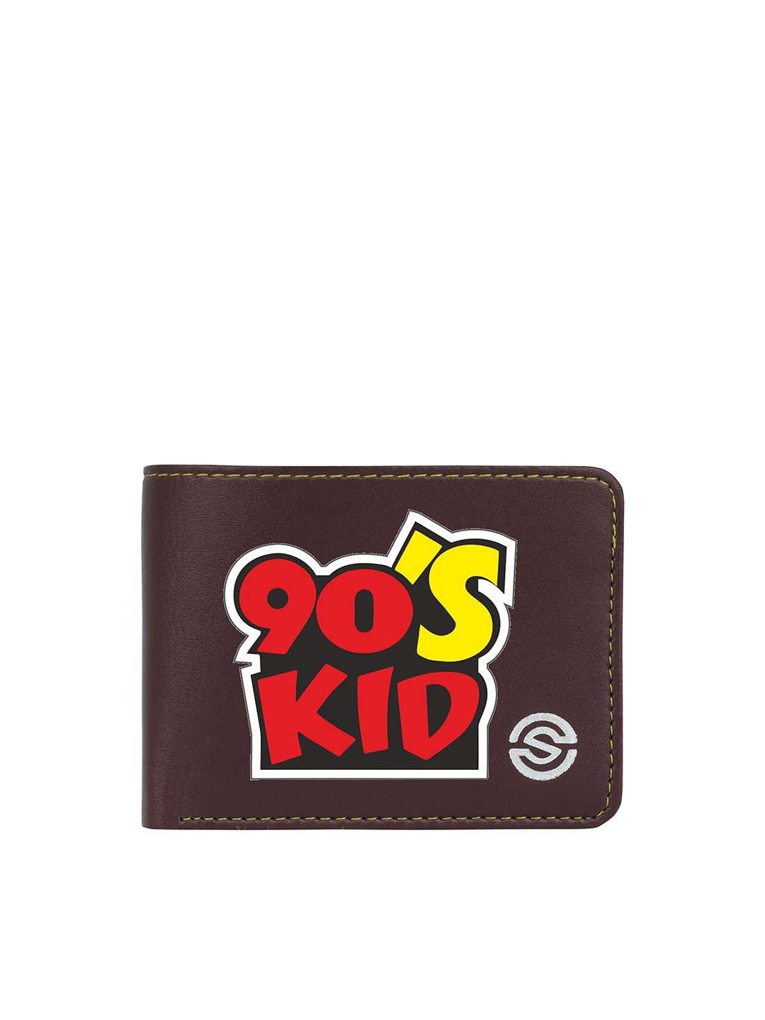 

SCHARF Men Typography Printed Two Fold Wallet, Brown