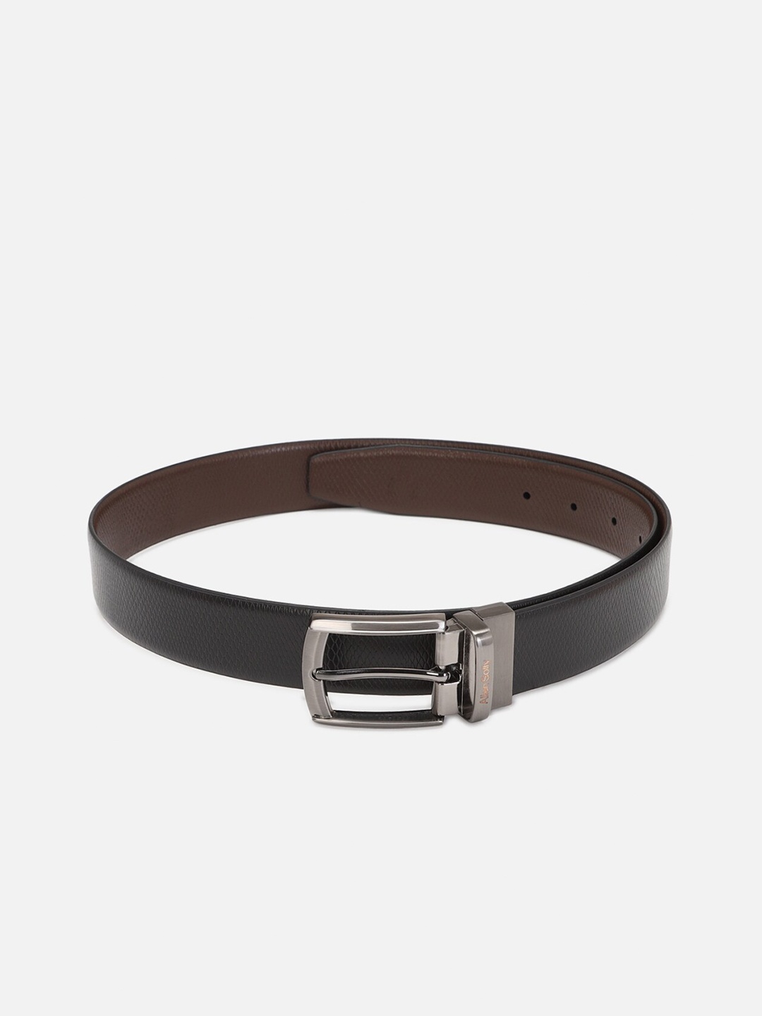 

Allen Solly Men Leather Formal Belt, Black